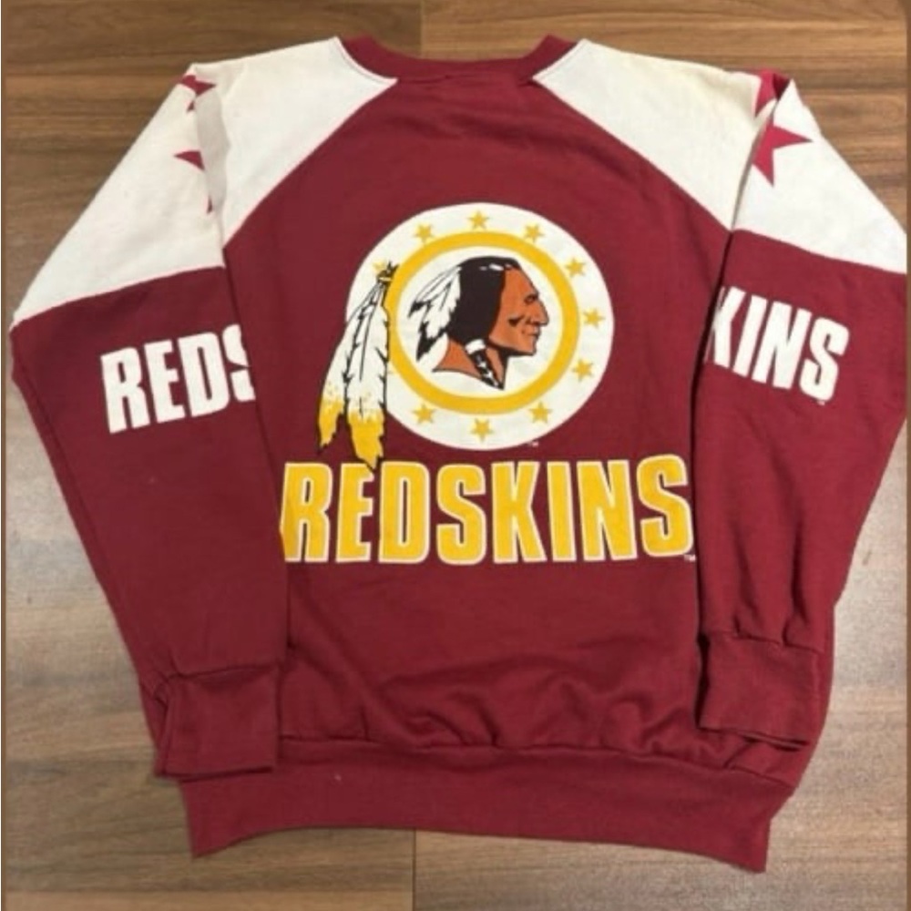 Washington Redskins Men's Sweater - Red and Yellow - Picture 2 of 3